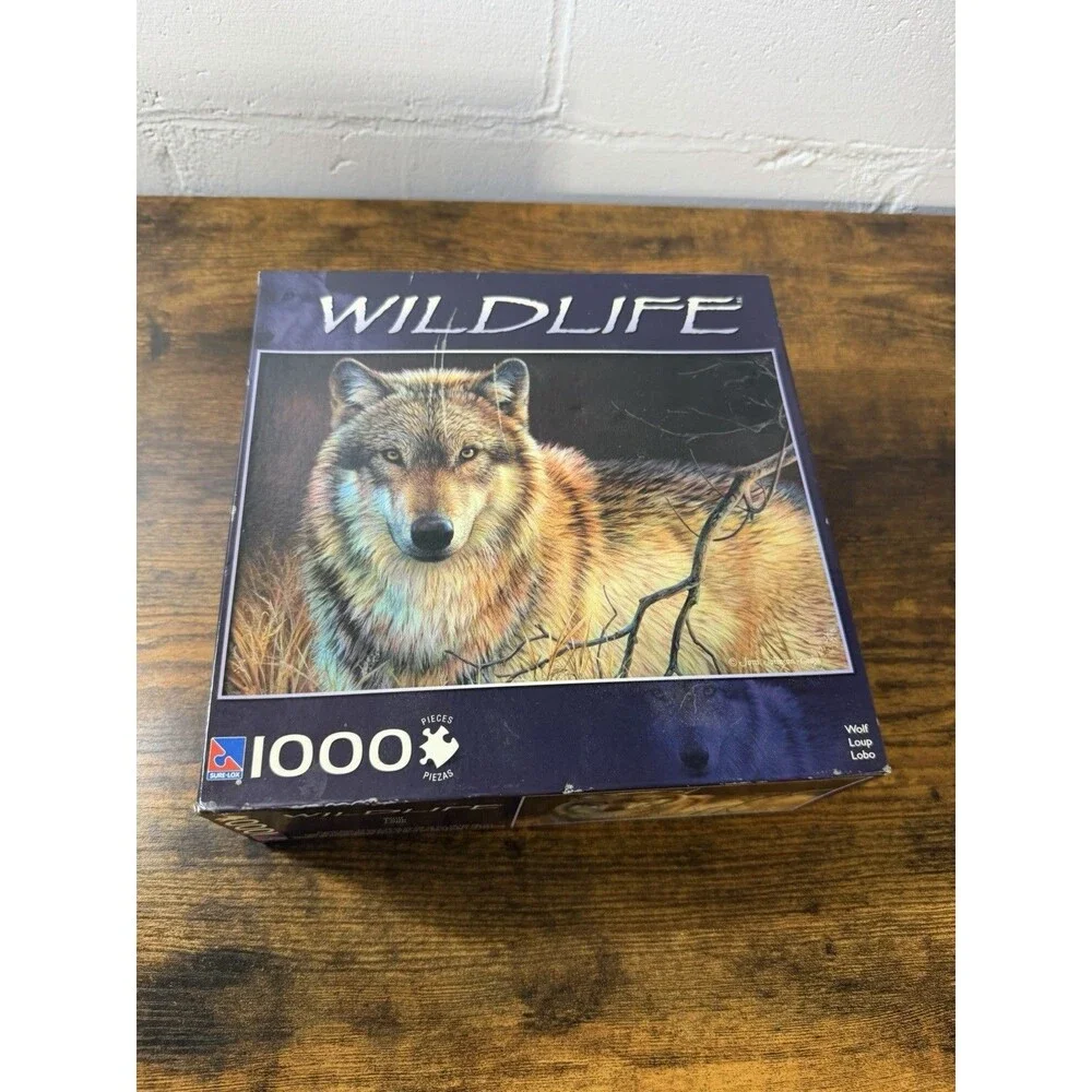 Wildlife Wolf 1000 Piece Jigsaw Puzzle NEW SEALED - USA